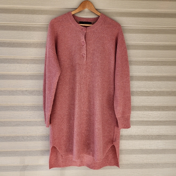 Skull Cashmere 360 Cashmere ribbed sweater dress size L - Picture 10 of 11
